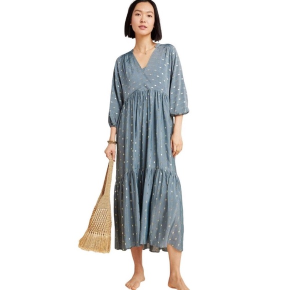 Anthropologie Dresses & Skirts - Anthropologie Napoli Tiered Maxi Dress size large